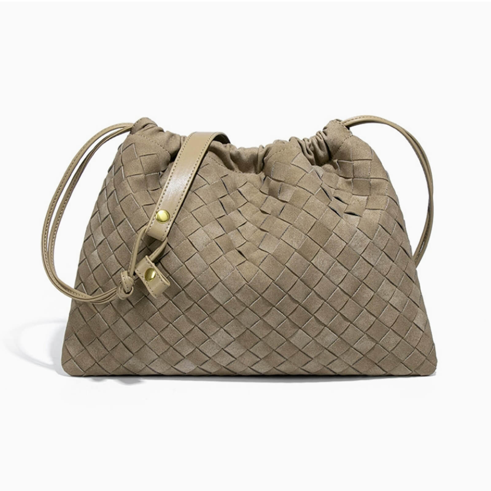 Suede Purse Woven Bags for Women