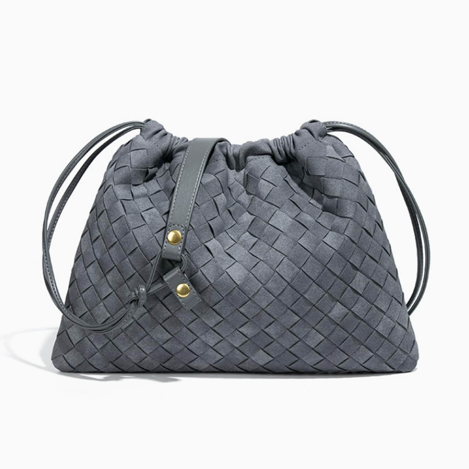 Woven Suede Shoulder Bags for Women