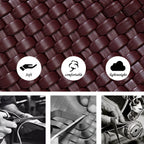 Woven Tote Bag for Women Leather Shoulder Handbag