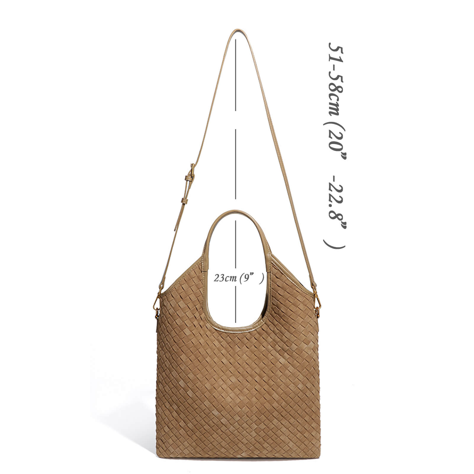 boho suede woven bag