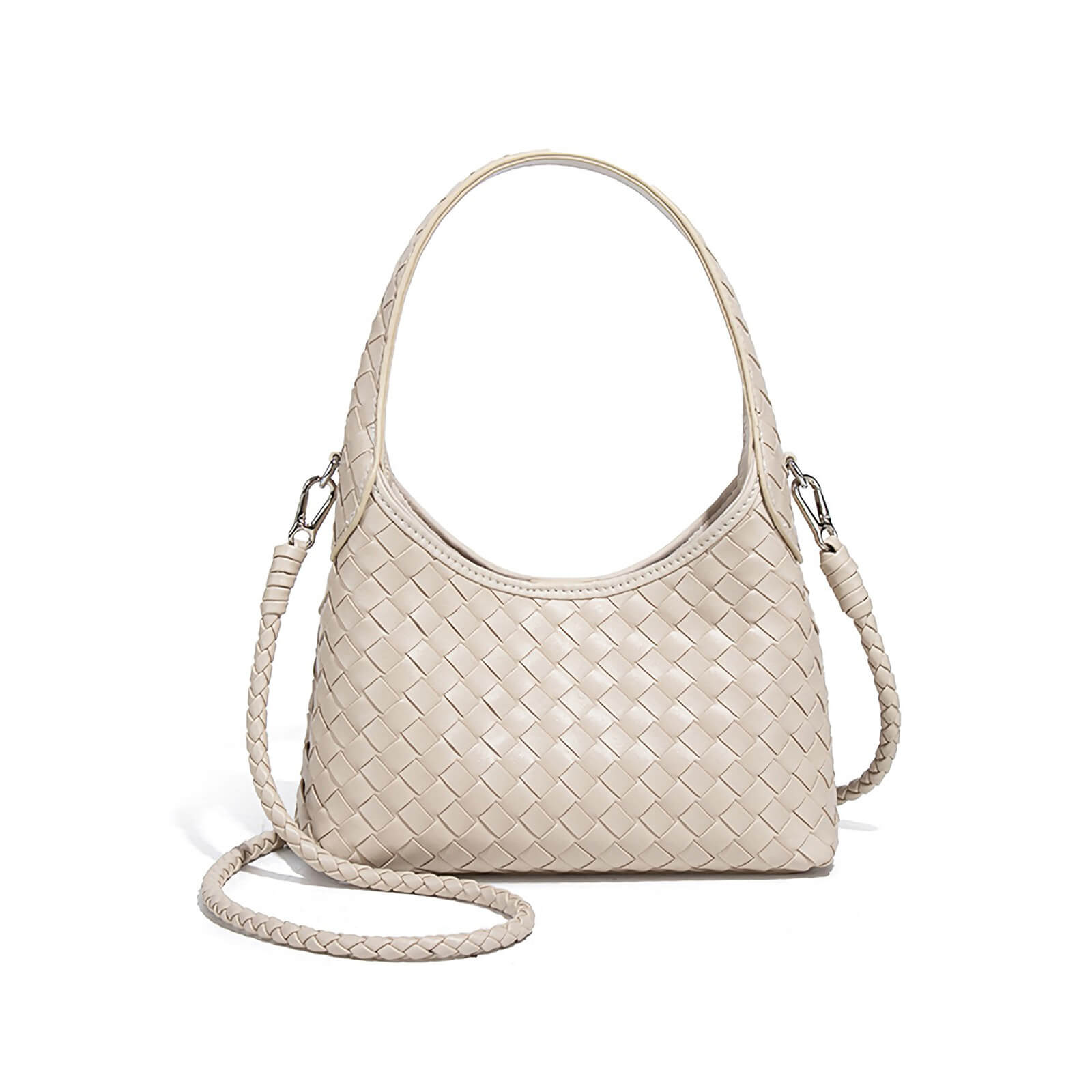 brown woven crossbody