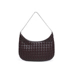 chic woven underarm purse