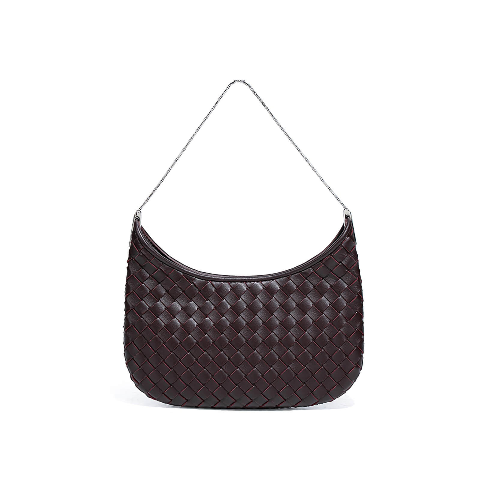 chic woven underarm purse