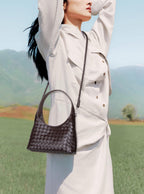 crescent baguette bag