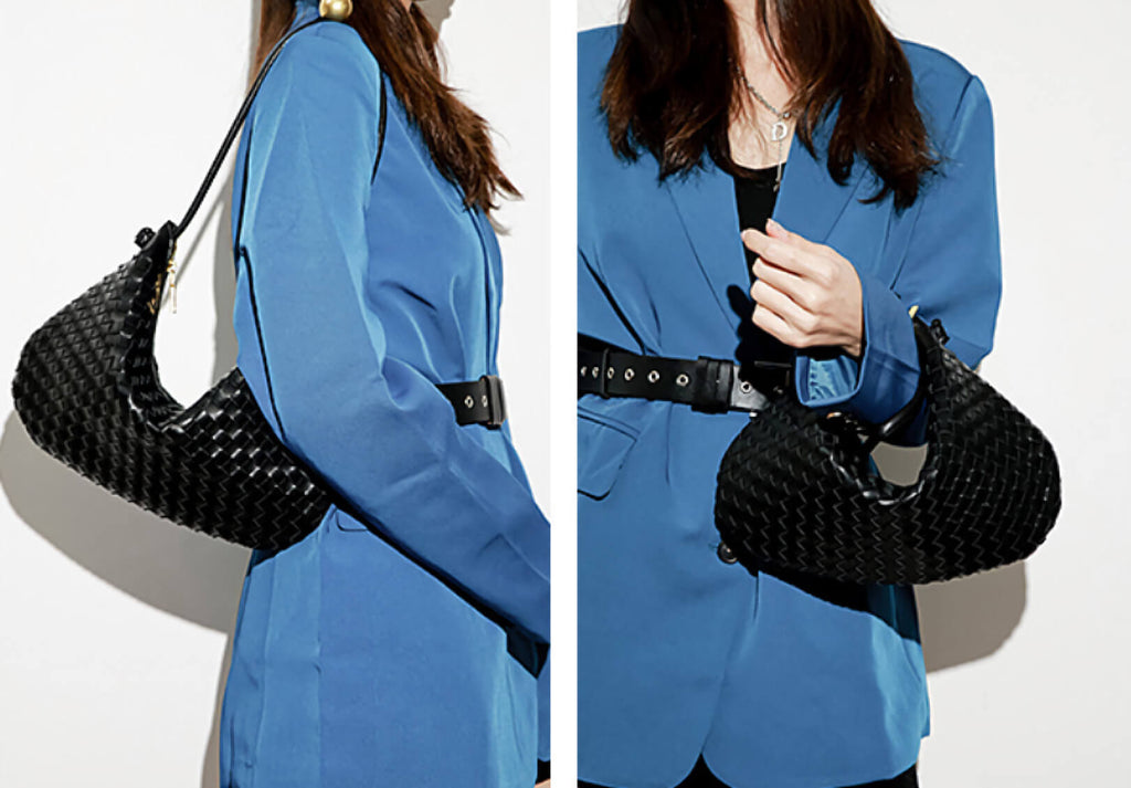 crescent shape purse