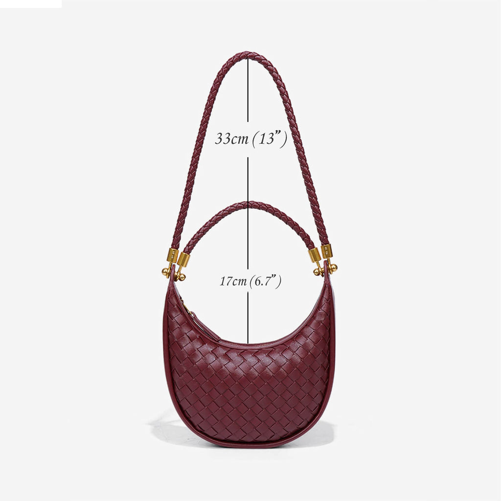 designer style woven purse