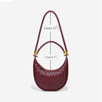 designer style woven purse