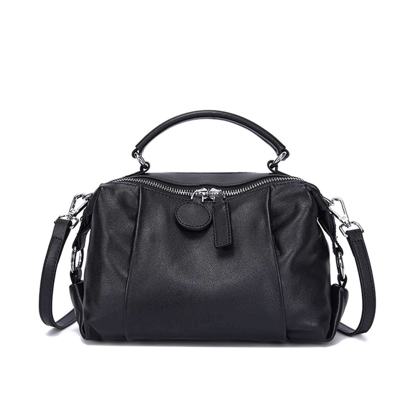 european style small leather shoulder bag