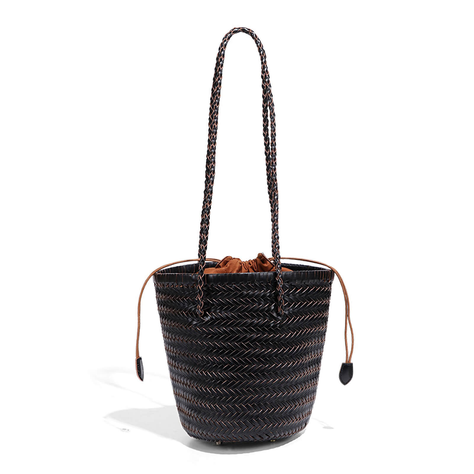 full grain leather tote