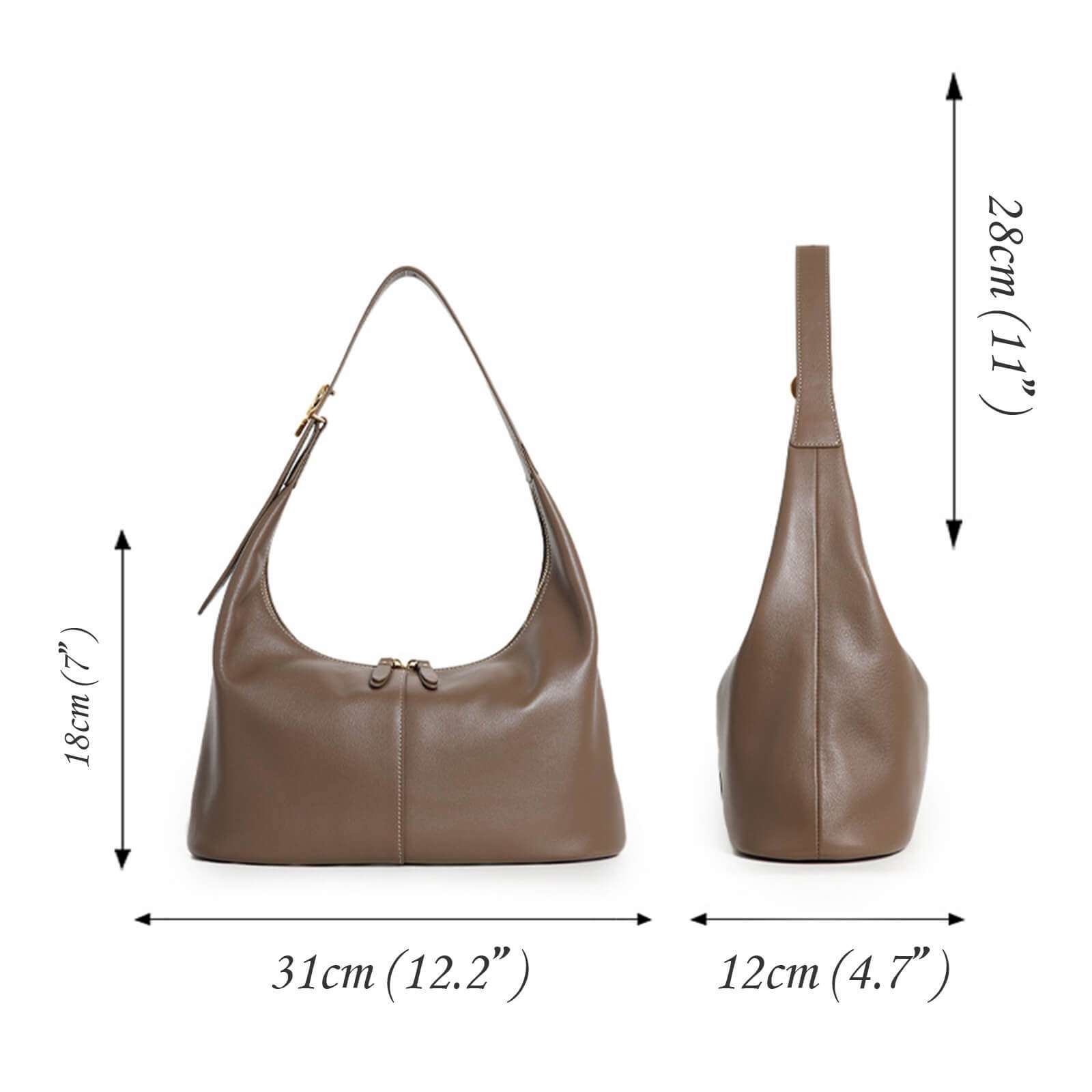 genuine leather shoulder bag