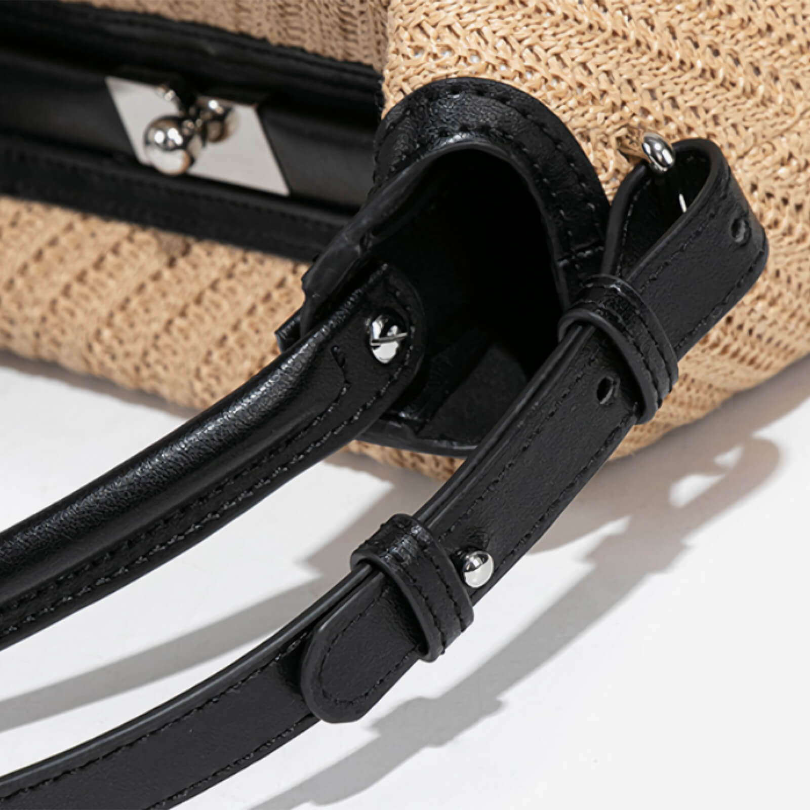 handcrafted straw bag