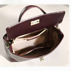 handmade leather bag unique design