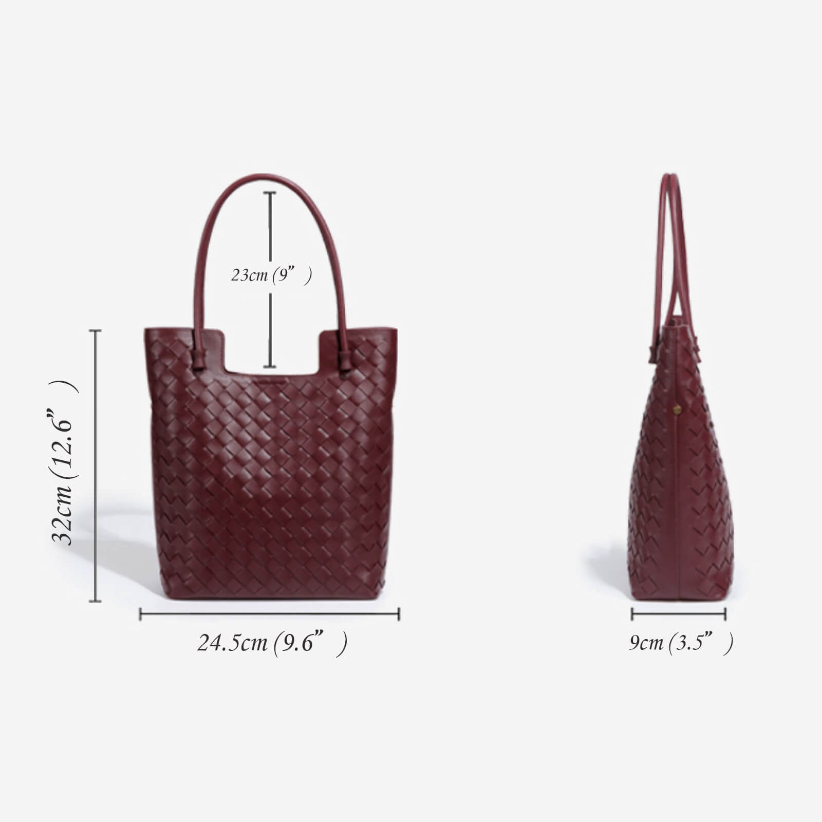 handmade vegan leather bag