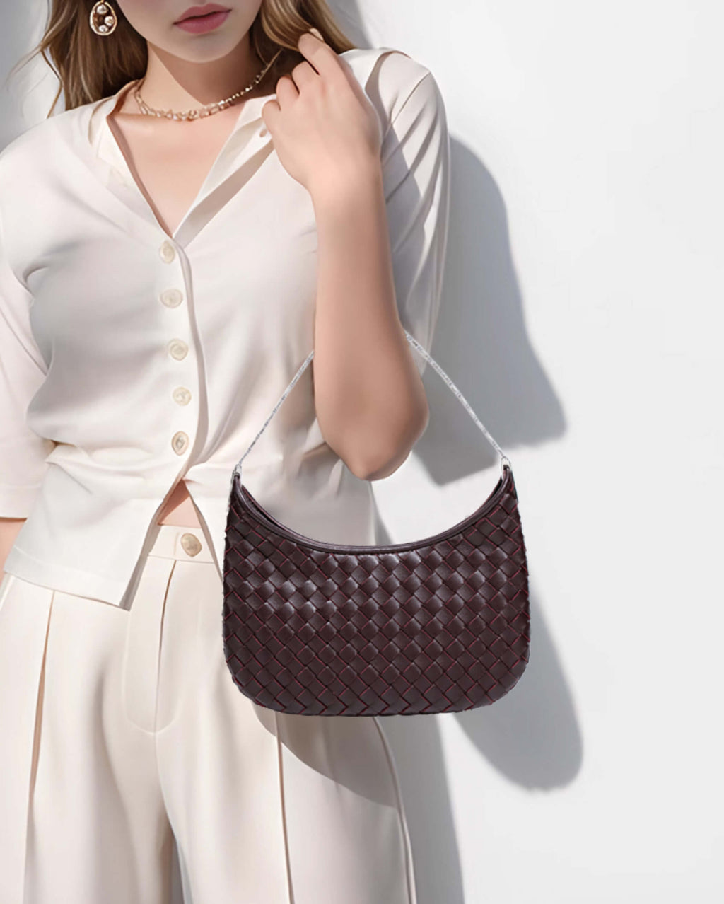 handmade woven handbag