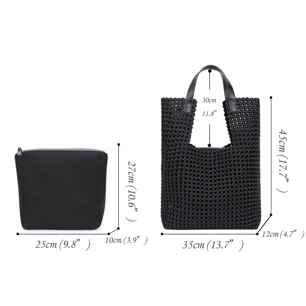 handwoven tote purse