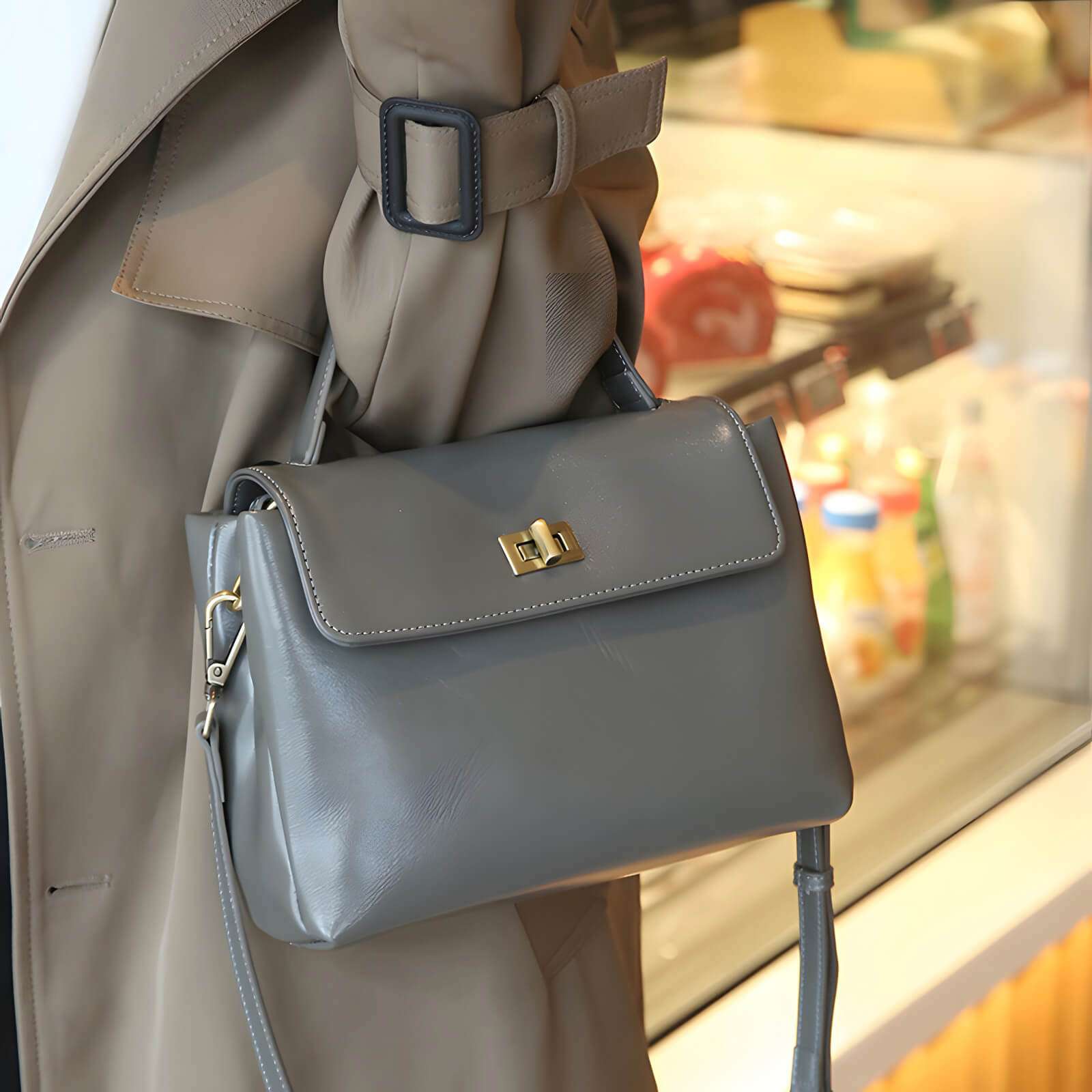 luxury leather bag for everyday use