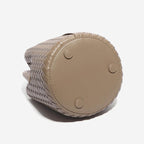 minimalist bucket bag