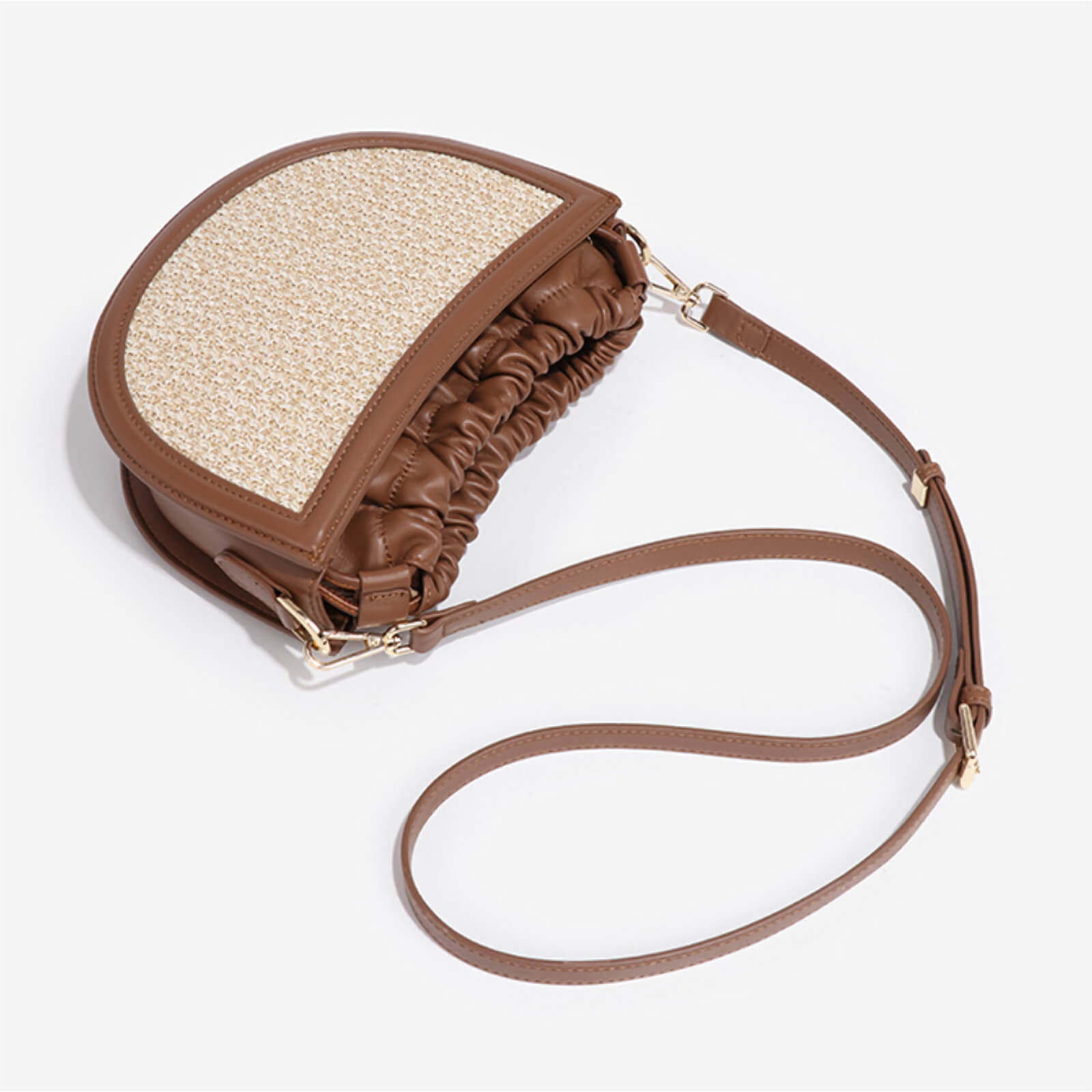 raffia crossbody bag
