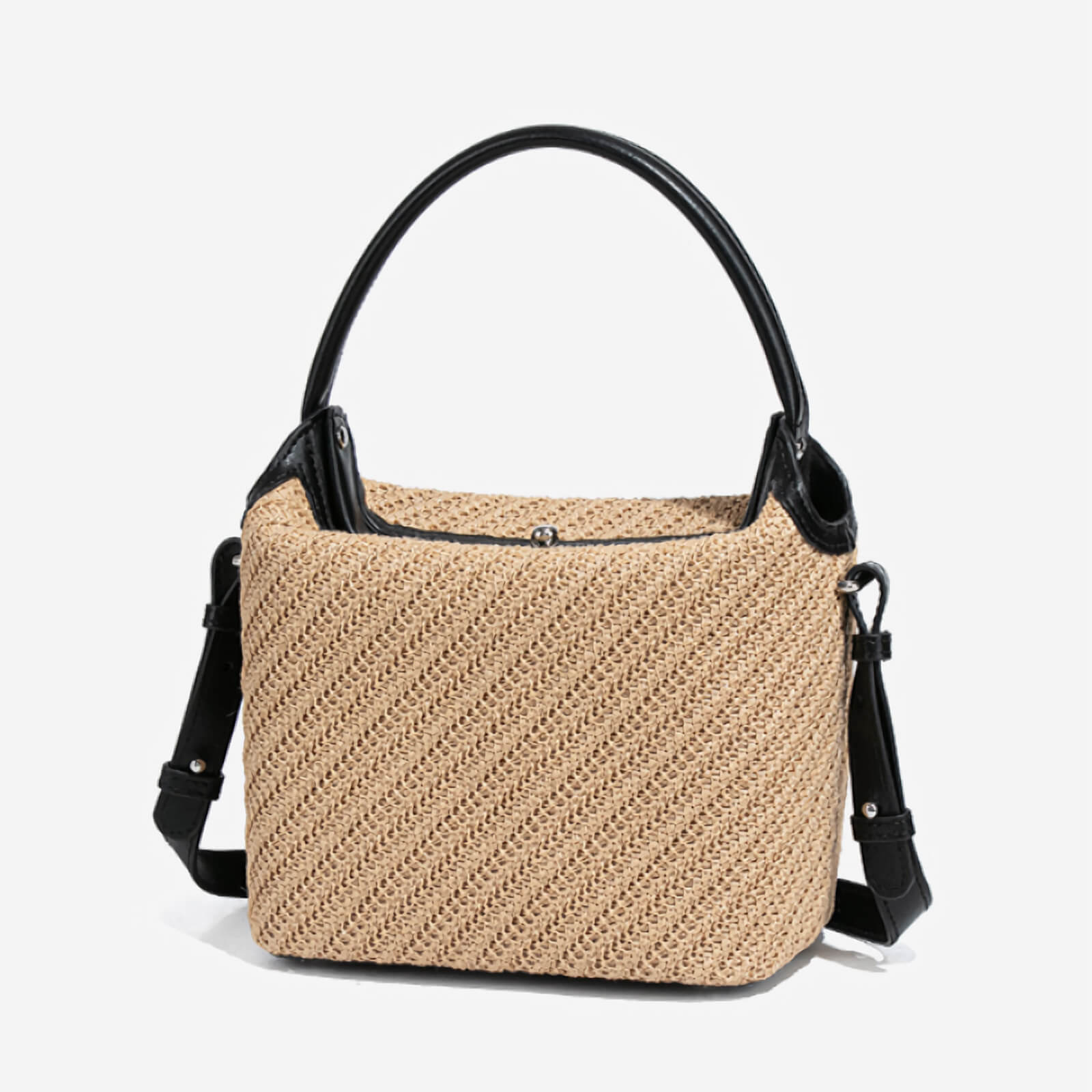 raffia shoulder bag