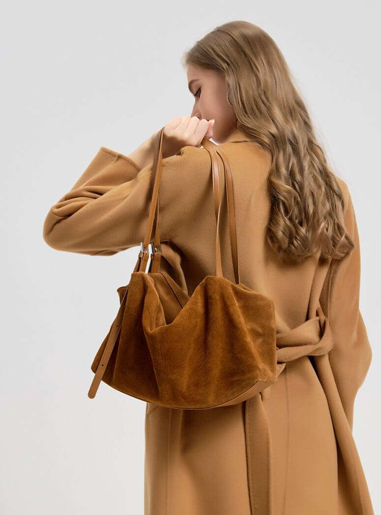 slouchy leather tote bag women