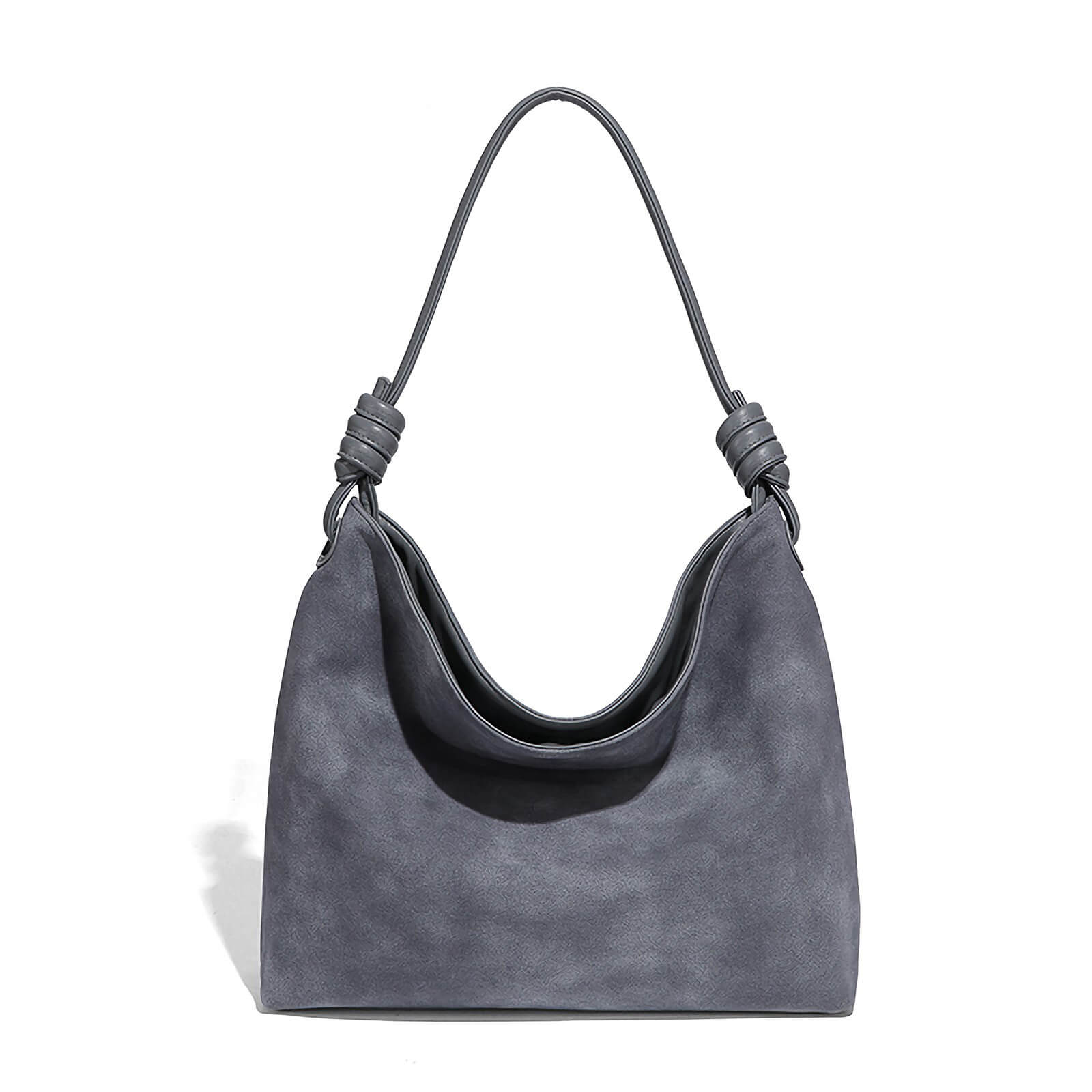 soft suede handbag