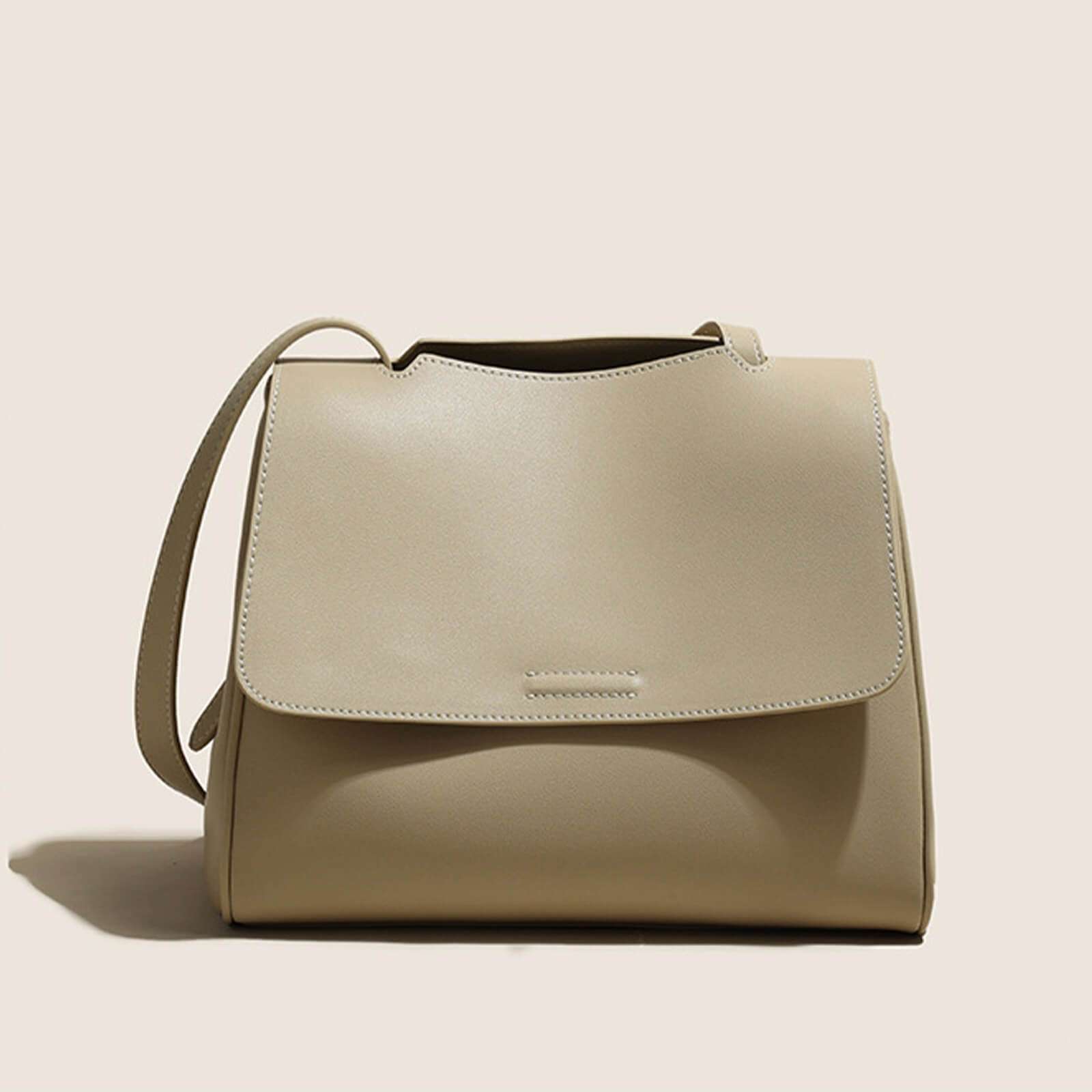 Genuine Leather Kelly Tote Bag | Three-Way Convertible Shoulder Bag for Women