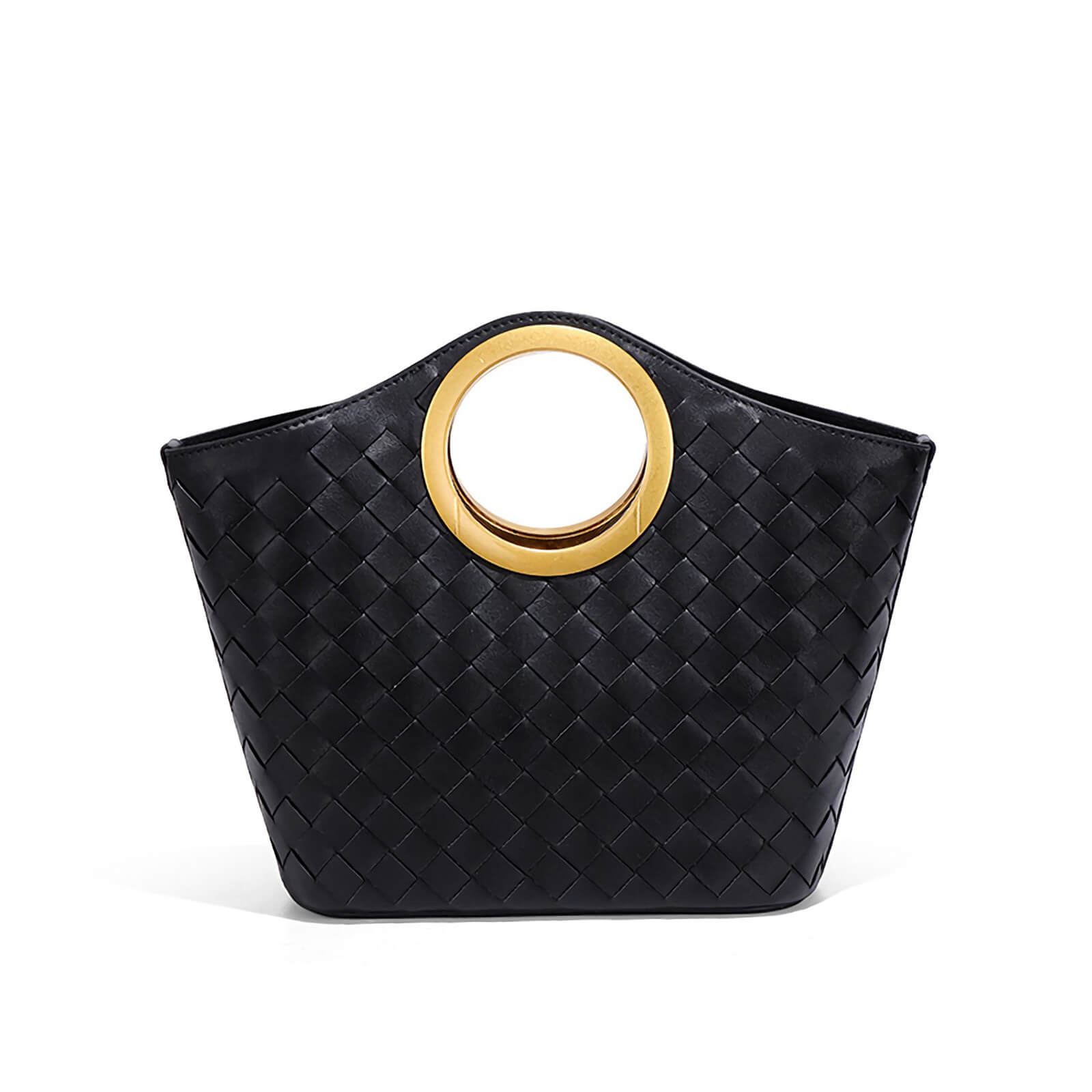 structured woven purse