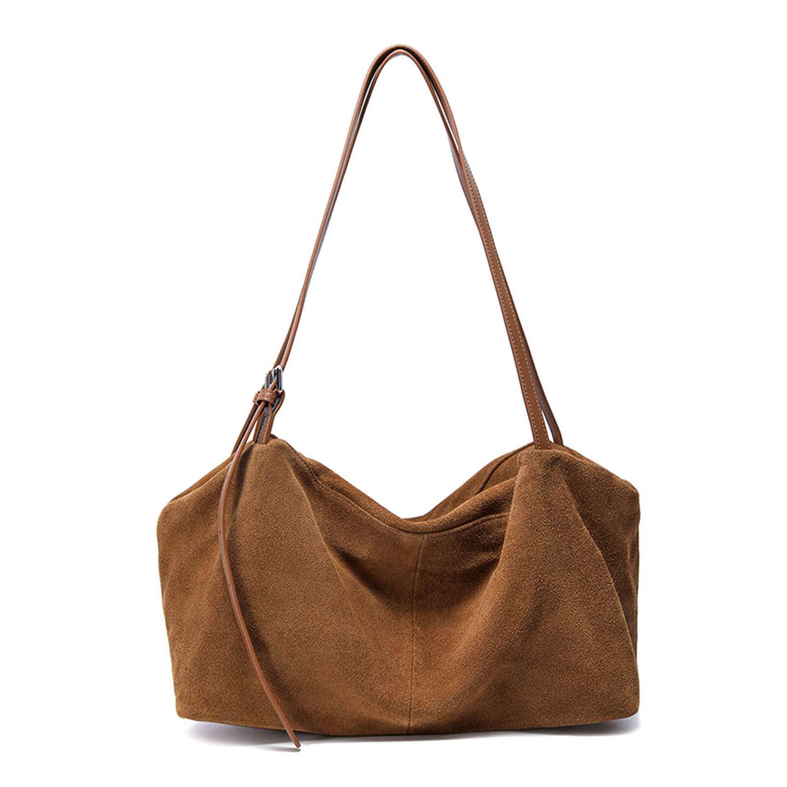 structured yet soft leather tote