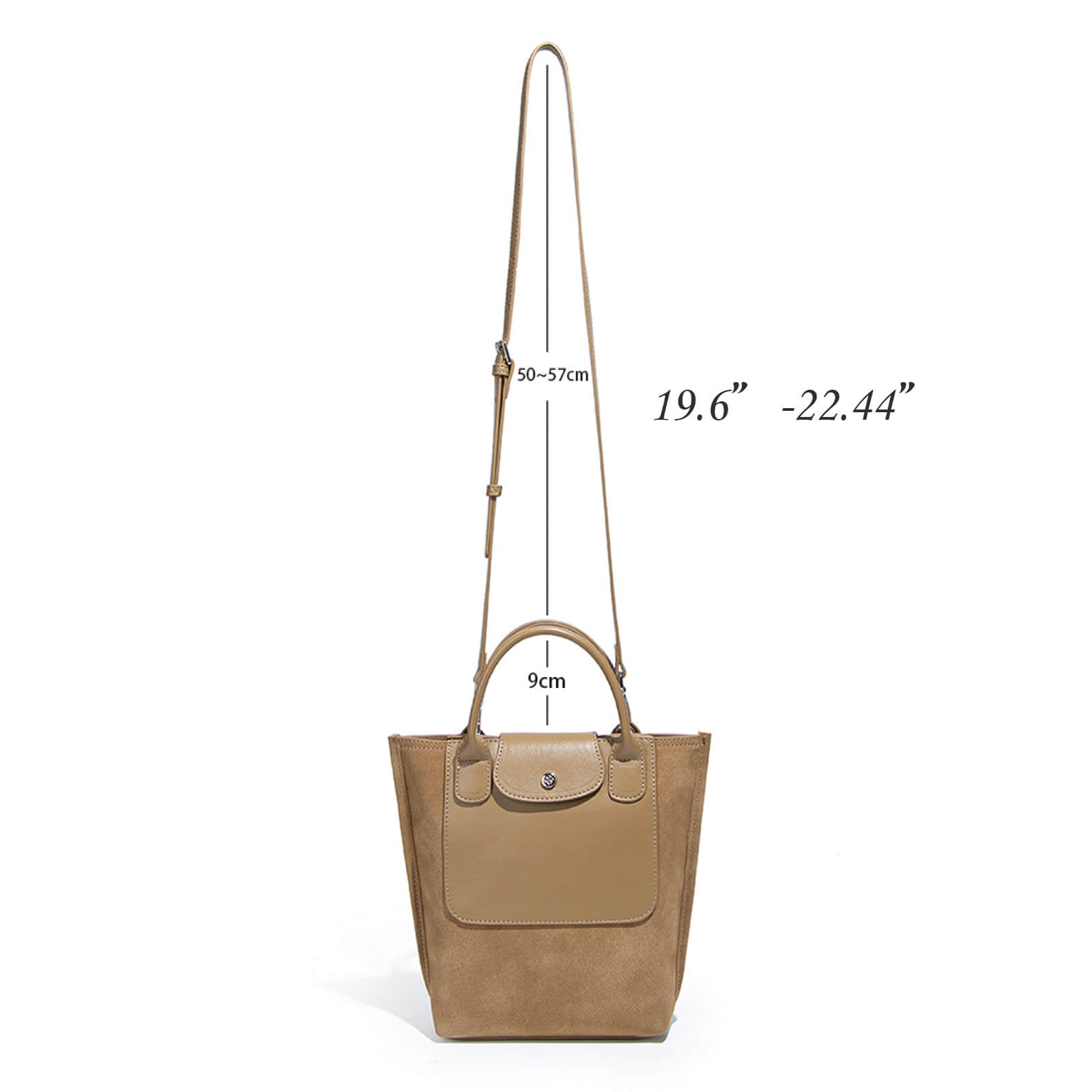 suede tote for women