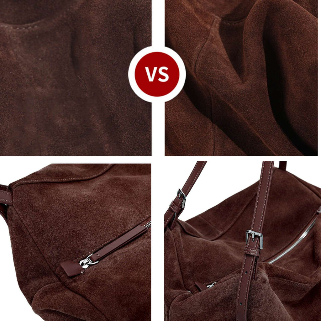 trendy pillow bag genuine leather