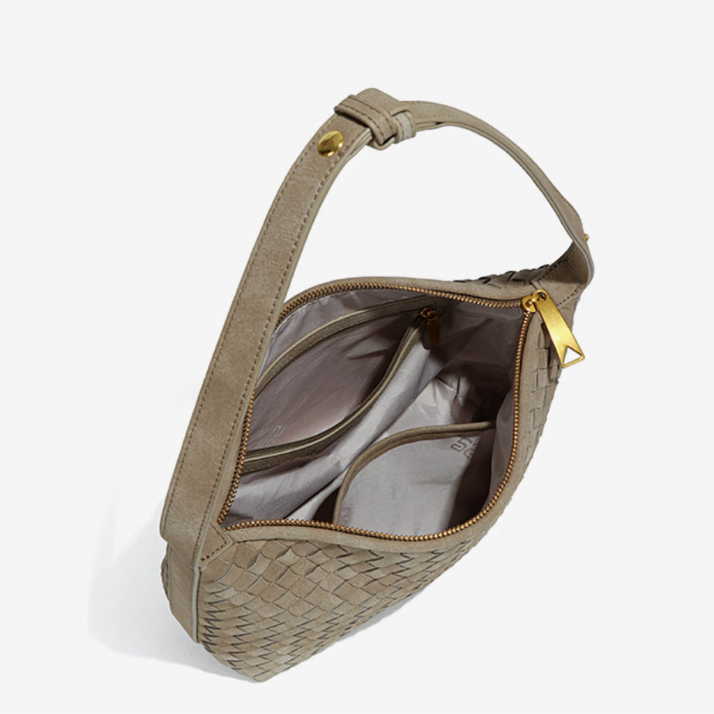 vegan leather clutch bag