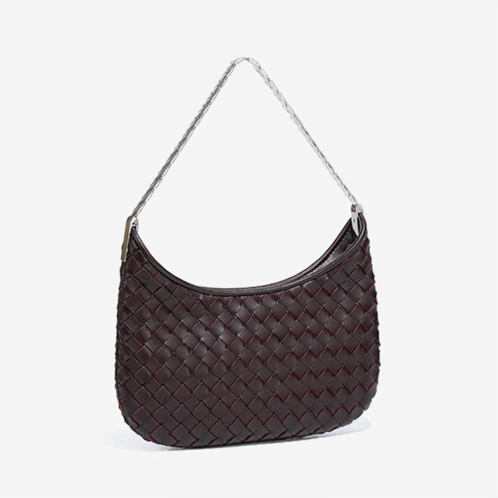woven crescent bag