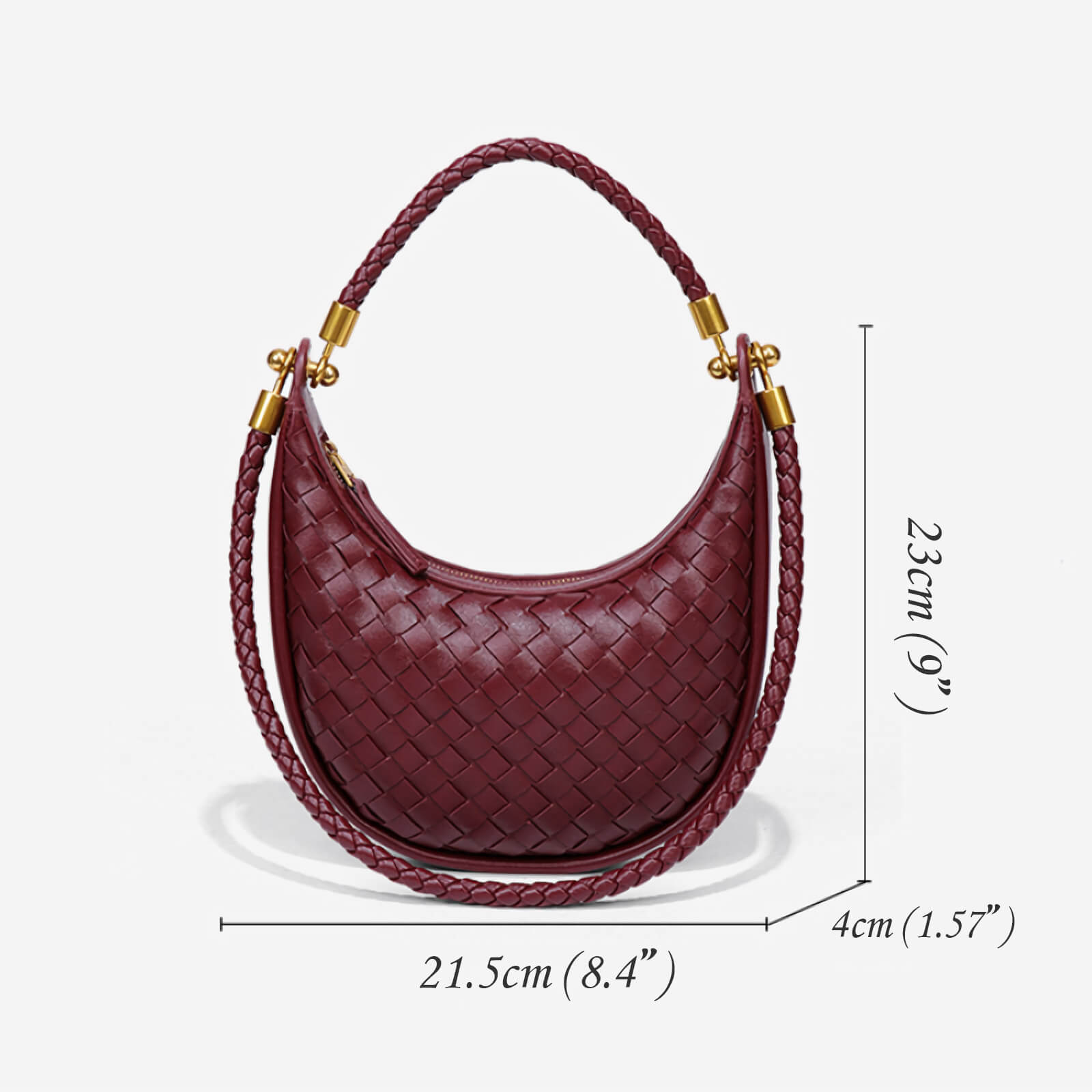 woven top handle bag