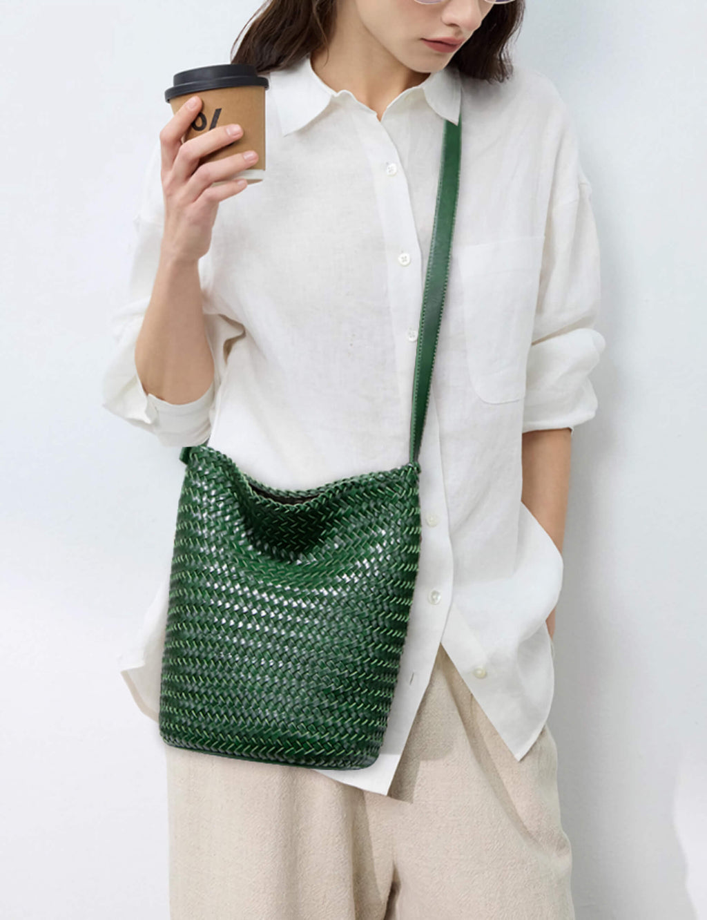 woven tote bag for women