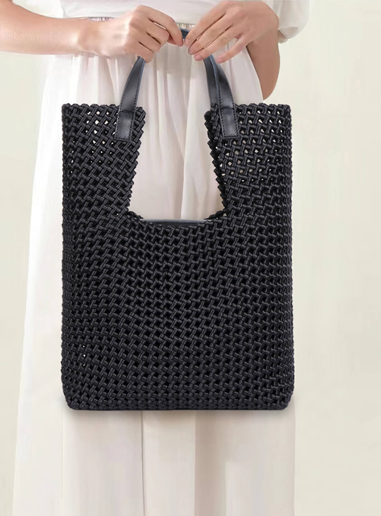 woven tote bag for women